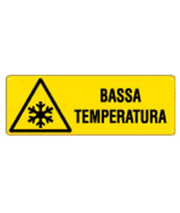 cartello "bassa temperatura"