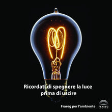 Carica l&#39;immagine nel visualizzatore di Gallery, cartello in acrilico &quot;Ricordati di spegnere la luce prima di uscire&quot;
