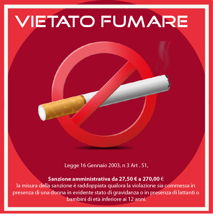cartello in acrilico Vietato fumare – La bottega della sicurezza